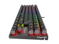 Klawiatura przewodowa Genesis Thor 300 TKL Gaming podświetlenie RGB Outemu Red czarna - 1405361