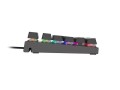 Klawiatura przewodowa Genesis Thor 300 TKL Gaming podświetlenie RGB Outemu Red czarna - 1405364