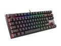 Klawiatura przewodowa Genesis Thor 300 TKL Gaming podświetlenie RGB Outemu Red czarna - 985190