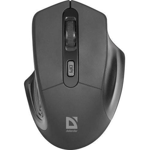Mysz bezprzewodowa Defender DATUM MB-345 optyczna 1600dpi 4P czarna - 784364