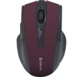 Mysz bezprzewodowa Defender ACCURA MM-665 optyczna 1600dpi 6P burgundowa - 1067224