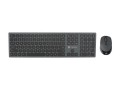 Zestaw bezprzewodowy klawiatura + mysz Natec Octopus Bluetooth + USB aluminium - 985196