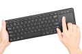 Klawiatura bezprzewodowa Perixx PERIBOARD-716 III + touchpad czarna - 1405828