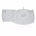 Klawiatura przewodowa Perixx PERIBOARD-512 Classic Ergonomic biała - 1405835