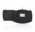 Klawiatura przewodowa Perixx PERIBOARD-512 Classic Ergonomic, czarna - 1405856