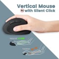 Zestaw bezprzewodowy klawiatura+mysz pionowa Perixx PERIDUO-606 C Ergonomic czarny silent - 1405874