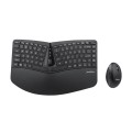 Zestaw bezprzewodowy klawiatura+mysz pionowa Perixx PERIDUO-606 C Ergonomic czarny silent - 985238