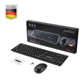 Zestaw bezprzewodowy klawiatura+mysz Perixx PERIDUO-717 czarny - 1405906