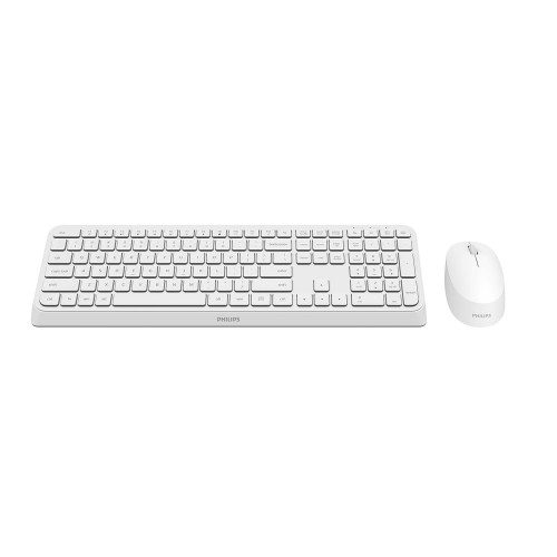 Zestaw bezprzewodowy klawiatura i mysz PHILIPS SPT6307W/00 biały - 1406057