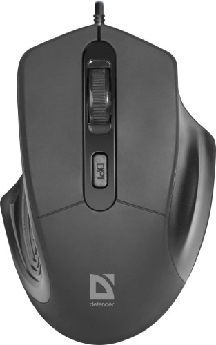 Mysz przewodowa Defender DATUM MB-347 optyczna 1600dpi 4P czarna - 1067902