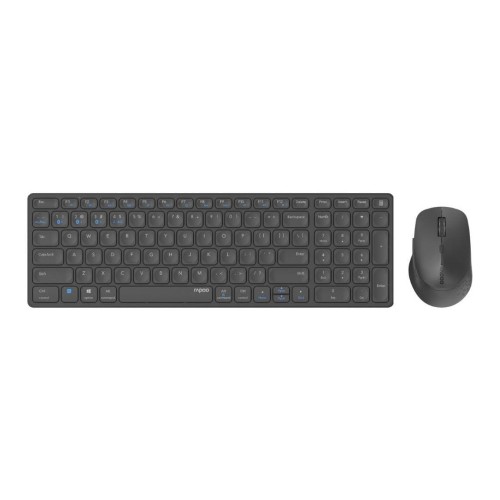 Zestaw bezprzewodowy klawiatura + mysz Rapoo MULTIMODE 9700M BLADE, 2.4GHz/BT 5.0/BT 3.0 - 1212287