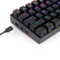 Klawiatura przewodowa Redragon K530 Draconic RGB Gaming Czarna - 1406210