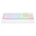 Klawiatura przewodowa Redragon K512W-RGB Shiva White Gaming Biała - 1406237