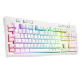 Klawiatura przewodowa Redragon K512W-RGB Shiva White Gaming Biała - 1406238