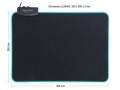 Podkładka pod mysz Delock RGB podświetlana czarna 350x260mm - 1403821