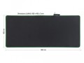 Podkładka pod mysz Delock RGB podświetlana czarna 900x400mm - 1403822