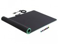 Podkładka pod mysz Delock RGB podświetlana czarna 900x400mm - 984643