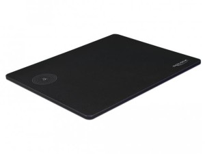 Podkładka pod mysz Delock z ładowarką indukcyjną czarna 342x283mm