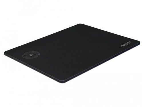 Podkładka pod mysz Delock z ładowarką indukcyjną czarna 342x283mm - 1403823