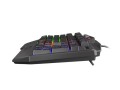 Klawiatura przewodowa Fury Skyraider Gaming podświetlana czarna - 1029137