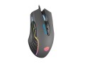 Mysz przewodowa Fury Hustler optyczna Gaming 6400 DPI czarna RGB - 1029607