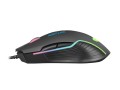 Mysz przewodowa Fury Hustler optyczna Gaming 6400 DPI czarna RGB - 1029604