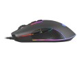 Mysz przewodowa Fury Scrapper optyczna Gaming 6400 DPI czarna RGB - 1029611