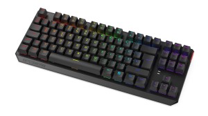 Klawiatura przewodowa SPC Gear GK630K Tournament Kailh Blue RGB DE czarna