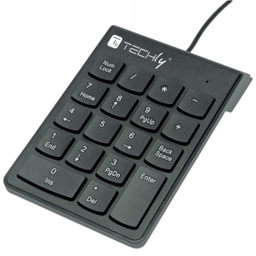 Klawiatura przewodowa numeryczna Techly USB Slim - 1406503