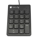 Klawiatura przewodowa numeryczna Techly USB Slim - 985401