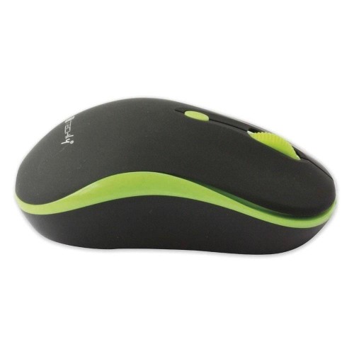 Mysz bezprzewodowa Techly 1600dpi optyczna czarno-zielona - 1406508