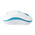 Mysz bezprzewodowa Techly 1600dpi optyczna biało-niebieska - 1406511