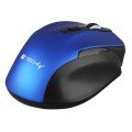 Mysz bezprzewodowa Techly 800/1200/1600dpi optyczna niebieska - 1406520