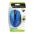Mysz bezprzewodowa Techly 800/1200/1600dpi optyczna niebieska - 1406524