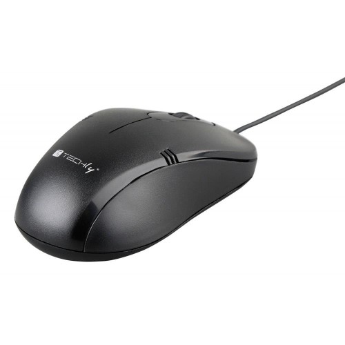 Mysz przewodowa Techly 1000dpi optyczna czarna - 1406532