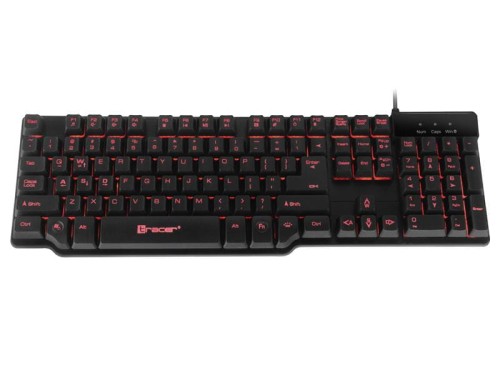 Klawiatura przewodowa Tracer GAMEZONE Mecano Gaming czarna - 985426
