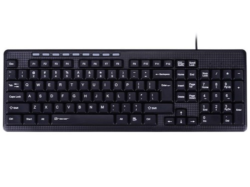 Klawiatura przewodowa TRACER Maverick II  Black USB - 1406565