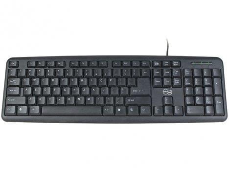 Klawiatura przewodowa Take Me Knock USB czarna - 985434