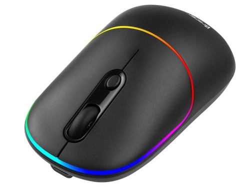 Mysz bezprzewodowa Tracer RATERO RF optyczna nano czarna z akumulatorem - 1315204