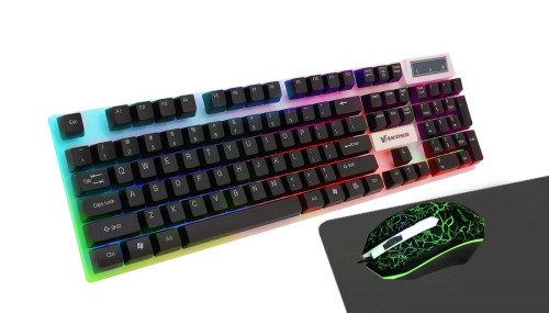 Zestaw przewodowy Vakoss KS-2454 klawiatura + myszka + podkładka Gaming - 985475