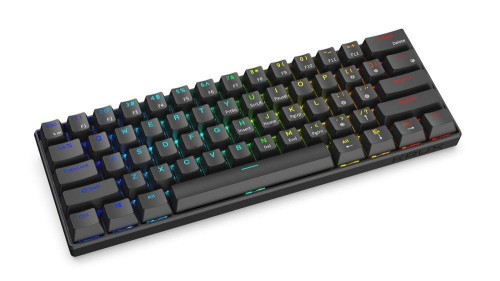 Klawiatura bezprzewodowa KRUX Neo PRO RGB Wireless Gateron Brown czarna - 1404154