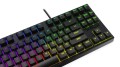Klawiatura przewodowa KRUX ATAX PRO RGB TKL Gateron Red czarna - 1404218