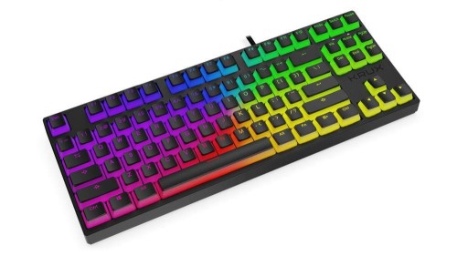 Klawiatura przewodowa Krux Atax PRO RGB Pudding Gateron Yellow czarna - 1404234