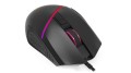 Mysz przewodowa KRUX Fuze optyczna Gaming czarna - 908306