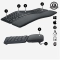 Klawiatura bezprzewodowa Logitech ERGO K860 czarna ergonomiczna - 1066265