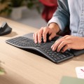 Klawiatura bezprzewodowa Logitech ERGO K860 czarna ergonomiczna - 1066262