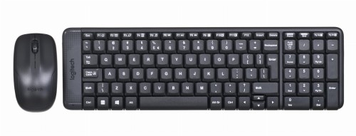 Zestaw bezprzewodowy klawiatura + mysz Logitech MK220 czarny - 860127