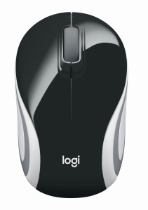 Mysz bezprzewodowa Logitech Mini Mouse M187 optyczna czarno-biała