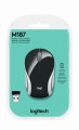 Mysz bezprzewodowa Logitech Mini Mouse M187 optyczna czarno-biała - 783580