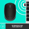 Mysz bezprzewodowa Logitech M171 optyczna czarna - 1128053